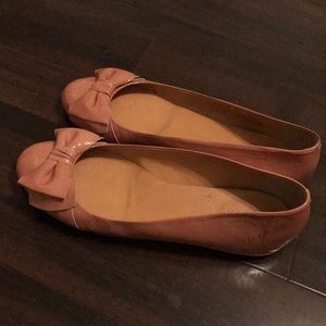 Jcrew Cece patent bow ballet flats